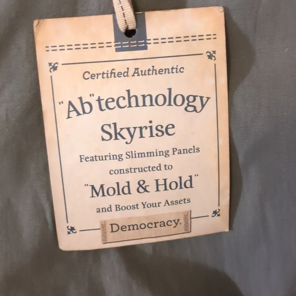 Democracy ab technology skyrise poplin green cargo pants size 16 - Picture 6 of 8